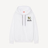 KENZO 高田贤三 女士棉质 TIGER TAIL K 徽标刺绣连帽长袖卫衣 白色 FC62 SW014 4MF 01 商品缩略图0