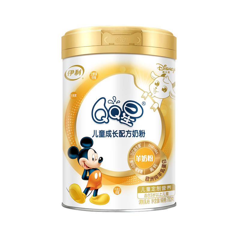 QQ星儿童成长配方奶粉(羊奶粉配方,听装)1×6×700g