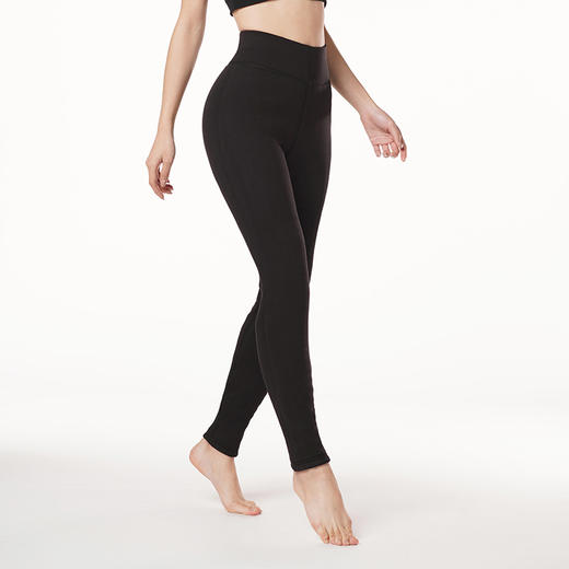 都市丽人基础系列超级暖负15度以下厚九分裤雅赛尔加加厚多层裤打底裤LL24B8 商品图1