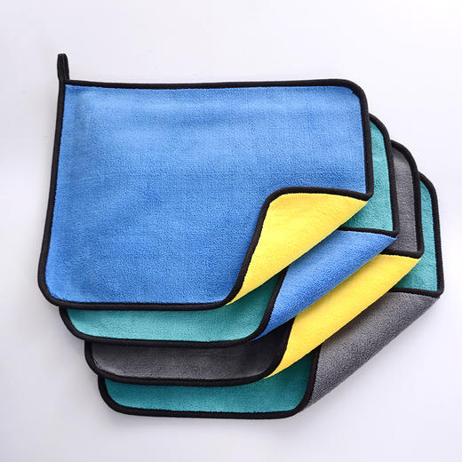 复合珊瑚绒擦车巾，双面加厚珊瑚绒设计，两秒瞬吸 商品图3