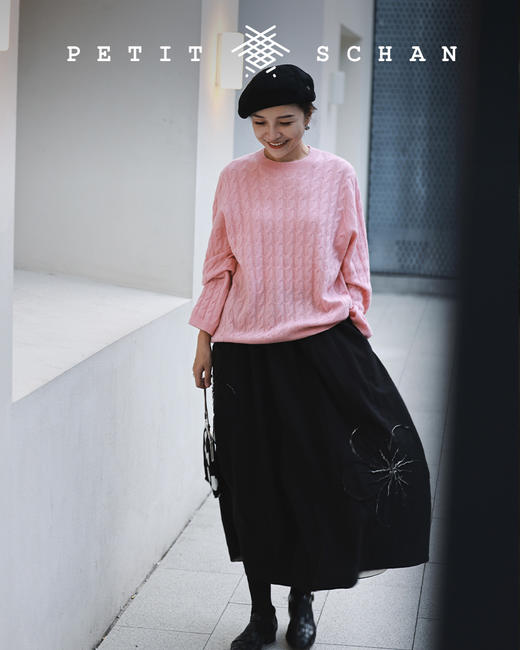 【经典款】PETIT SCHAN小闪 #037 Big mushroom in summer 蘑菇的夏天 日本进口纯亚麻纱线贝雷帽/画家帽 商品图6