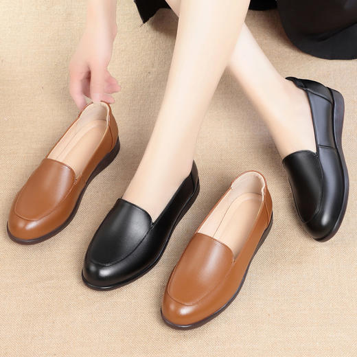 秋季新款，单皮鞋低软底软面加大码KQ-LJ503 商品图0