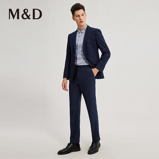 MD名盾商务男士春夏休闲西裤中腰正装行政修身职业长裤男西装裤 商品图2