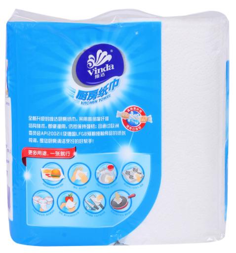【亚欧超市】维达厨房纸巾1*2卷/包 商品图3
