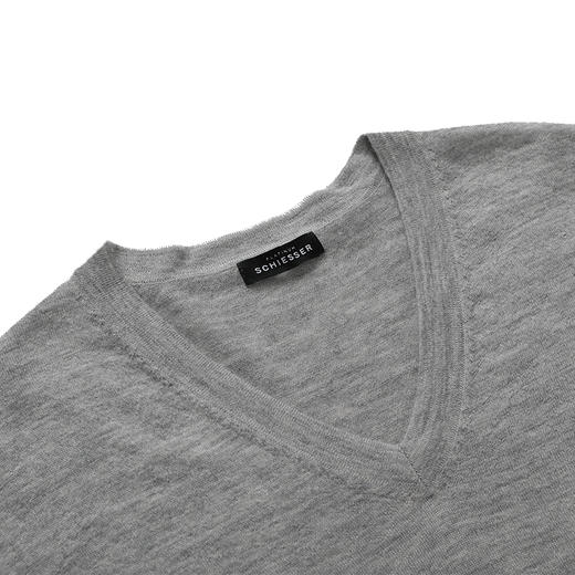 【100%山羊绒】SCHIESSER 德国舒雅黑标铂雅男V领100%山羊绒男士保暖套装95/19358W 商品图3