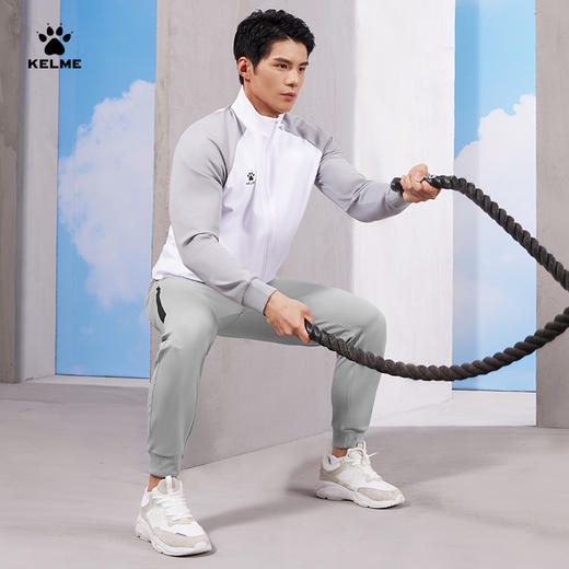 卡尔美针织运动裤男2022秋季新款足球训练收腿长裤束脚裤女 商品图1