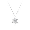 【春雪】S925银镶钻雪花可转动甜美项链【YXS-A2618】 商品缩略图4