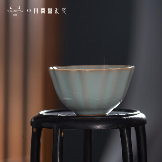 问鼎汝瓷鼎峰系列天青壬寅牡丹杯 商品图0