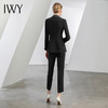 IWY/黑色设计感小众职业西装套装高端商务西服修身显瘦职场女装C12306+P12306 商品缩略图4