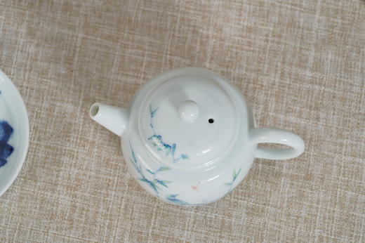 竹报平安小壶130ml（口径4.6cm，长10cm，高7.5cm，底足4.8cm） 商品图2