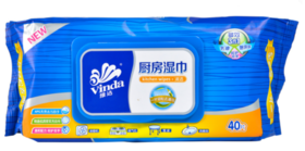 【亚欧超市】维达厨房湿巾40片/包