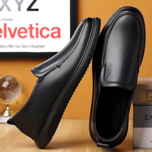 【服饰鞋包】新款头层牛皮男士商务透气皮鞋 商品图2