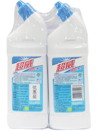 【亚欧超市】立白超威异形洁厕精500g+500g/瓶 商品图1