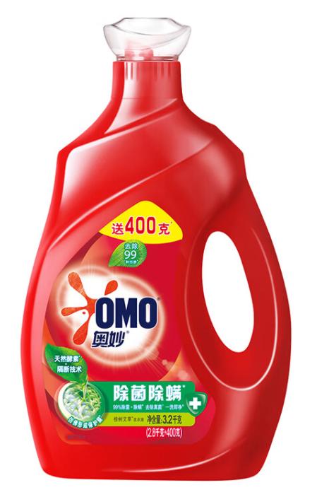 【亚欧超市】奥妙除菌除螨洗衣液3.2kg/瓶 商品图0