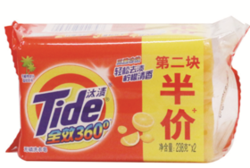 【亚欧超市】汰渍全效洗衣皂218g/组