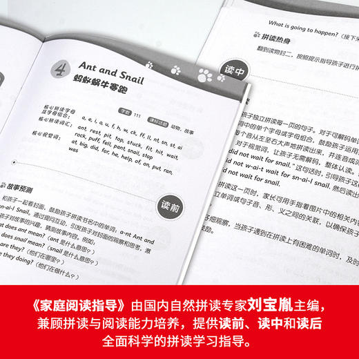 (仓发) 大猫英语自然拼读二级2 Big Cat Phonics（小学二年级 读物5册+家庭阅读指导1册+拼读卡 点读版 附MP3光盘1张）/外语教学与/9787513587648 商品图6