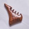 *自营*多功能金丝檀木梳 | 檀木材质。手工打磨梳头按摩点穴刮按提拉 商品缩略图5