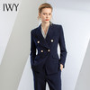 IWY/藏青色职业套装女西装正式服装气质女神范通勤正装高端西服C11355+P11355 商品缩略图0