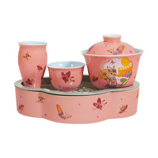 【采购专享】南山匠人·花间兔茶具套装  商品图4