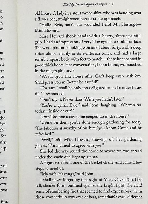 【中商原版】阿加莎系列 斯泰尔斯庄园奇案 The Mysterious Affair at Styles 英文原版 Agatha Christie 侦探小说女王 商品图8