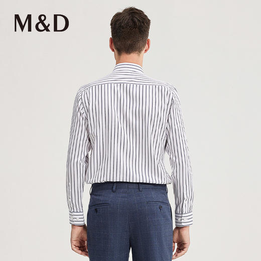 MD名盾秋冬男士新品休闲长袖DP免烫衬衣商务职业衬衫上衣男 商品图4