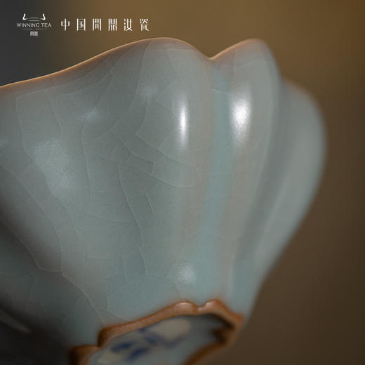 问鼎汝瓷鼎峰系列天青壬寅葵花杯 商品图3