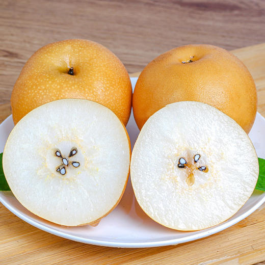 秋月梨 “加了冰糖的矿泉水”️ 白白嫩嫩的“秋月梨”～大如拳，松脆爽，甜汁多到“吸溜”喝   水嘟嘟  一件包邮 商品图4