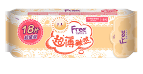 【亚欧超市】飞日用超薄棉柔卫生巾18片/包