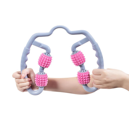 【大鹏专属】环形手持夹小腿按摩滚轴肌肉放松滚轮瘦腿神器（多色可选） 商品图3