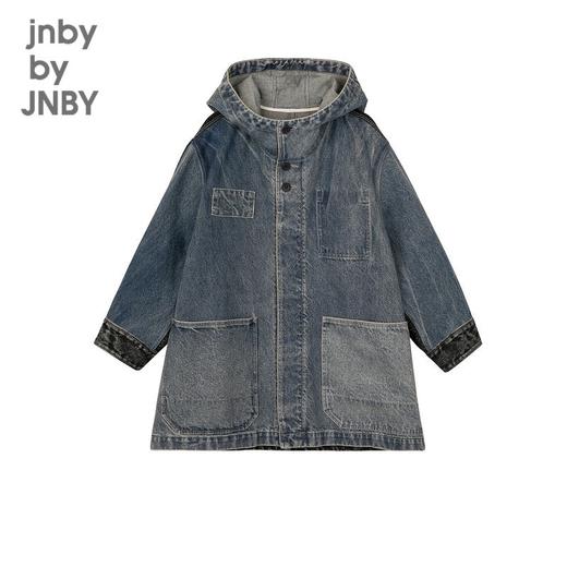 JNBY   21年秋款  带帽牛仔中长款风衣 1L8916310 商品图3