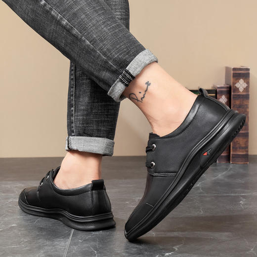 【服饰鞋包】男鞋新款软皮男士商务休闲皮鞋 商品图2