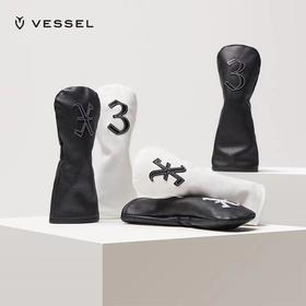 VESSEL 男女通用高尔夫球杆保护套 防泼水杆头套 135X