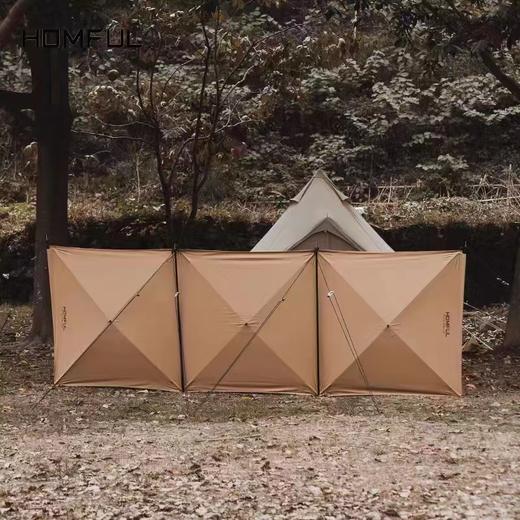 芊陌鸟户外-风幕 防风布露营挡风幕烧烤野营屏风（3.6*1.2米） 商品图3