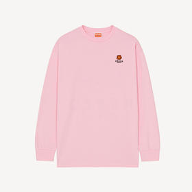 KENZO 高田贤三 女士棉质 BOKE FLOWER系列 徽标印花圆领长袖T恤 粉色 FC62 TS008 4SG 30