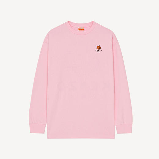 KENZO 高田贤三 女士棉质 BOKE FLOWER系列 徽标印花圆领长袖T恤 粉色 FC62 TS008 4SG 30 商品图0