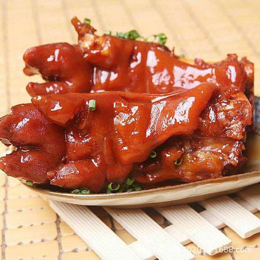 【食品酒水】山东特产酱香猪蹄卤味熟食猪手猪脚真空开袋即食500g 商品图1