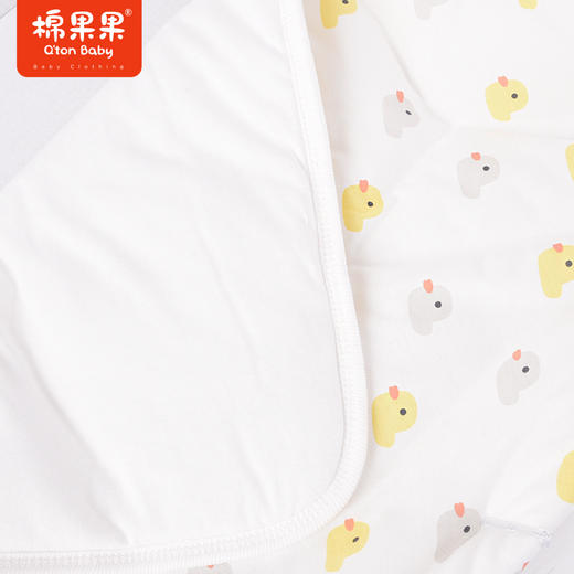 商场同款棉果果冬季男童女童夹棉有机棉柔软抱被，90*90cm，M401550822677 微商城发货不带礼盒~如需加礼盒请联系客服+10元运费哦~ 商品图1