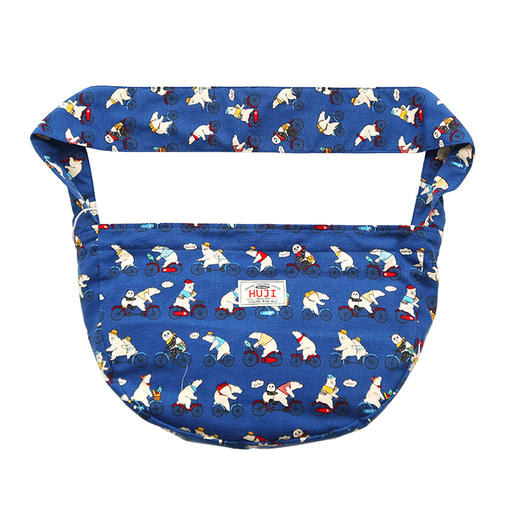 HUJI祤集Hobo斜挎包插画白熊熊猫 商品图0