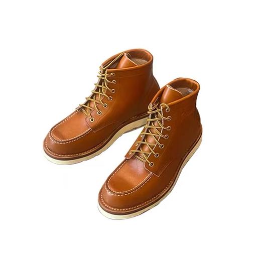 Alternative country牛皮工装靴固特异欧美复古机车短靴0101 商品图2