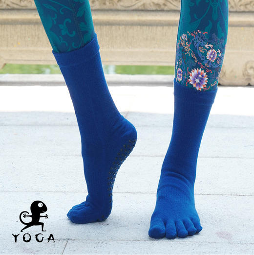 壁虎瑜伽【2209WZ207】防滑五趾瑜伽袜【5天发货】 商品图0