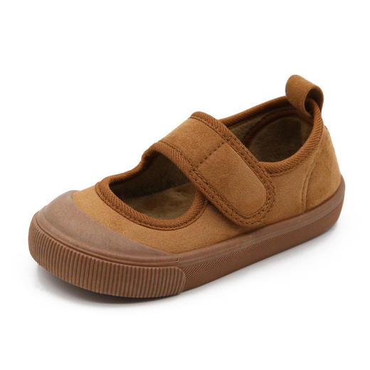 TOPSTAR官方童鞋加绒冬季幼儿园学生鞋羊羔毛魔术贴女童棉鞋加厚1303 商品图6