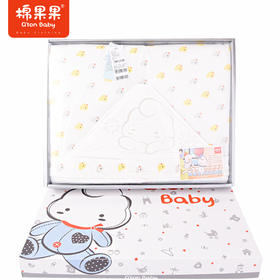 商场同款棉果果冬季男童女童夹棉有机棉柔软抱被，90*90cm，M401550822677 微商城发货不带礼盒~如需加礼盒请联系客服+10元运费哦~
