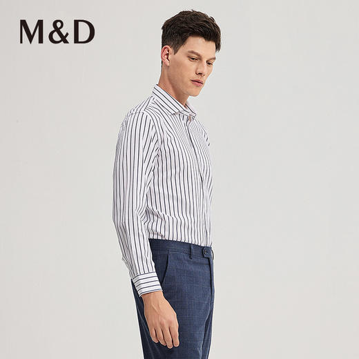 MD名盾秋冬男士新品休闲长袖DP免烫衬衣商务职业衬衫上衣男 商品图2