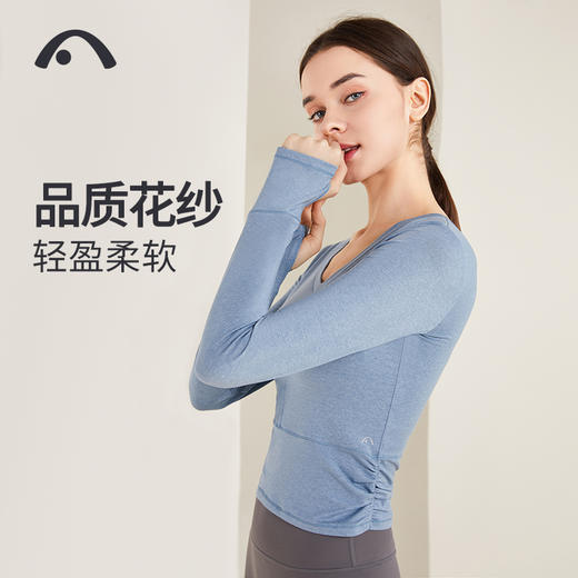 2022爱暇步秋冬新款瑜伽健身单上上衣A22177JDA 商品图4