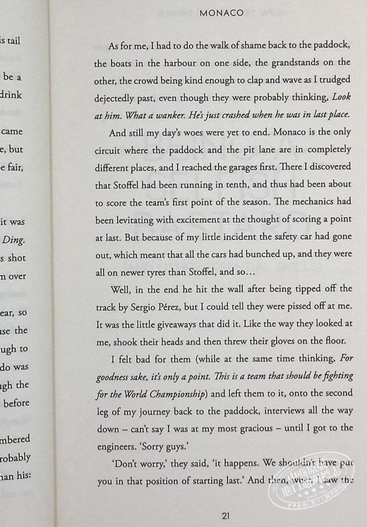 【中商原版】如何成为一名 F1 车手 简森 巴顿自传 英文原版 How To Be An F1 Driver Jenson Button 商品图8