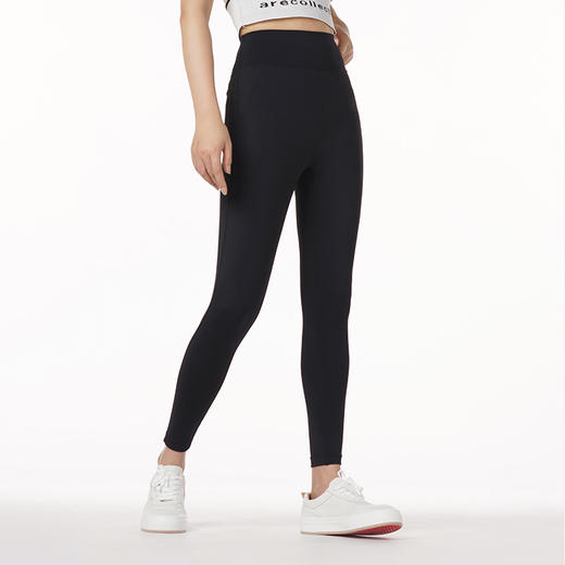 都市丽人时尚系列轻暖5至15度九分裤锦纶薄百搭裤打底裤LL24B3 商品图0