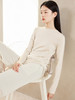 IN AND ON2022秋季新款羊毛针织宽松上衣女高腰显瘦辑线宽腿裤套装 商品缩略图11
