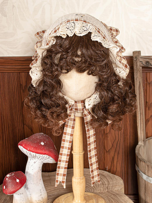 【积分兑换，60天后发货】卖火柴的小女孩 头巾 古典玩偶 lolita 头饰 商品图4