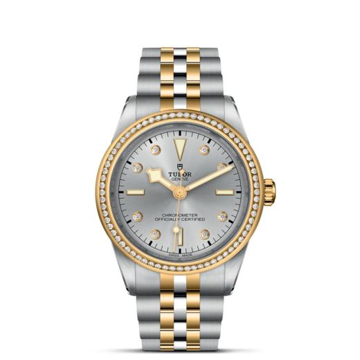 帝舵碧湾型39黄金钢款 | 帝舵表原厂机芯MT5602型（COSC）  钢表壳，直径39毫米  黄金及钢表带 商品图1