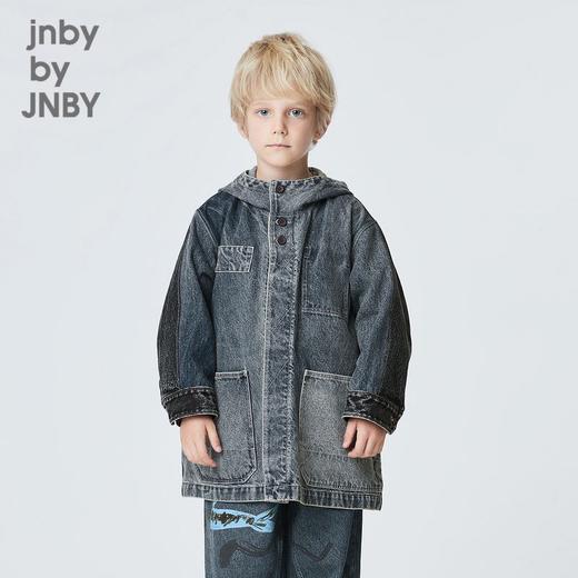 JNBY   21年秋款  带帽牛仔中长款风衣 1L8916310 商品图0